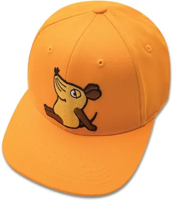 Koaa Snapback Cap Die Maus "Auf'm Schirm" in orange