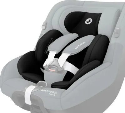 Obrázek produktu pro Maxi-Cosi Pearl S vložka pro novorozence, vložka do autosedačky pro novorozence, 0-3 měsíce, 40-60 cm, pratelná v pračce, vložka pro novorozence, černá