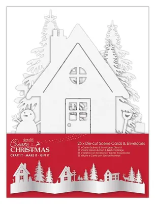 Produktbild von Weihnachtskarte mit weißem Umschlag