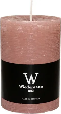 Produktbild von INNA-Glas Stumpenkerze AURORA, rosenholz, 14 cm, Ø10 cm, 100h - Germany - Votivkerze