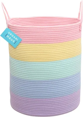 Obrázok produktu pre Úložný kôš 38x45 cm, 52 l, bavlna, box na hračky