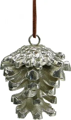 Produktbild von Tannenzapfen Christbaumschmuck zum Aufhängen aus Metall
