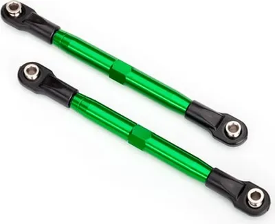 Produktbild von Traxxas TRX6742G L/R Gewindestange Toe Link 87mm vo/hi Alurohr grün eloxiert