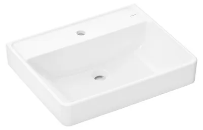 Produktbild von Hansgrohe Waschtisch Xanuia Q 600x480mm mit Hahnloch ohne ?berlauf, SMC wei?, 61150450