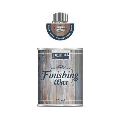 Produktbild von PENTART Finishwachs, 125 ml, Braun