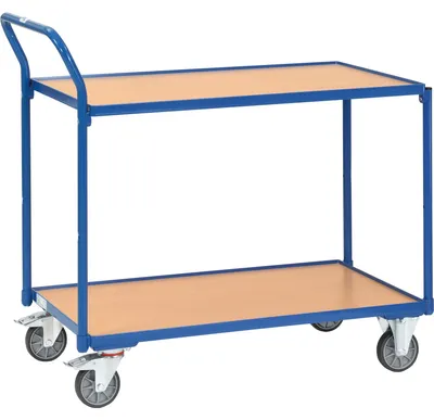 Image de Chariot à plateaux 2740, 2 plateaux, 300 kg, 850 x 500 mm, Fetra | 4017976027401