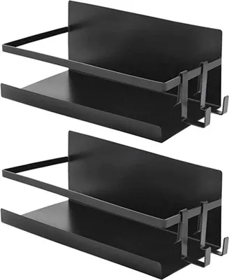 Produktbild von Famanu Gewürzregal Magnetisch - 24,5 x 12 cm, mit 4 Haken