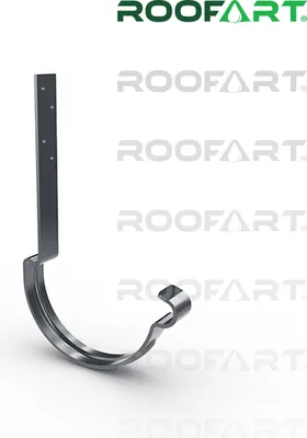 A product shot of a gutter bracket on a white background.
