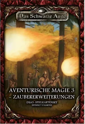 Immagine prodotto di Das Schwarze Auge, DSA5 -Spielkartenset Aventurische Magie 3 - Zaubererweiterung