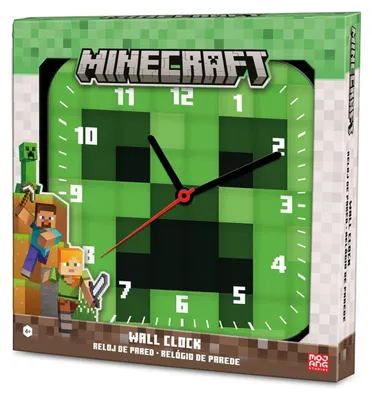 Immagine prodotto di Orologio da parete a tema Minecraft