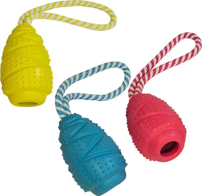 Produktbild von Nobby Hundespielzeug Jumper mit Seil aus Vollgummi