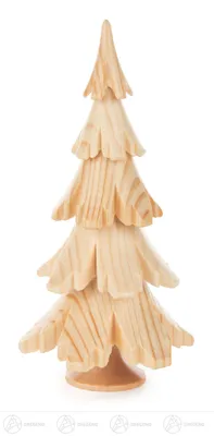 Produktbild von Massivholzbaum natur (12,5cm) von Dregeno Seiffen