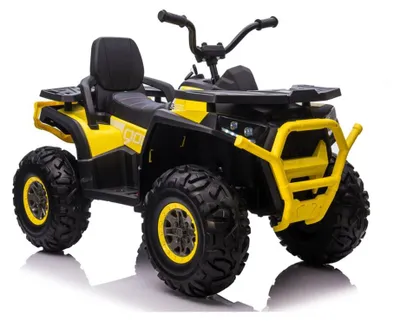 Produktbild von Elektro Quad XMX607 Gelb Ledersitz Reifen LED