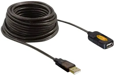 Produktbild von DeLOCK Cable USB 2.0, 5m, 5 m, Männlich/Weiblich, Schwarz