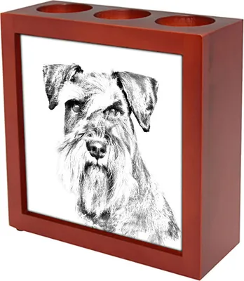 Imagen del producto de Art-Dog Soporte para bolígrafo – Schnauzer