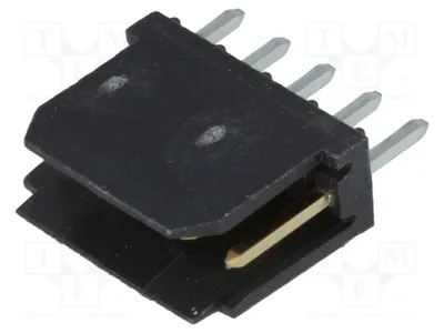 Obrázok produktu pre 2x zásuvka, konektor pre vodiče, 2,54 mm, samica, 5 kontaktov, prepichovateľná (THT), 3A, 76384-305LF - konektor