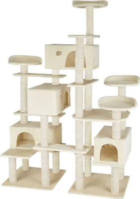 Produktbild von tectake® Kratzbaum Entissar 214 cm inklusive Kippschutz