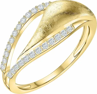 Produktbild von Fascination by Ellen K. Ring 585/- Gold gelb 060 (19,1) Zirkonia weiß 371370516-1