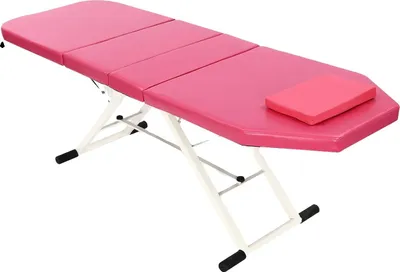 Produktbild von Massagebett, verstellbarer Komfort, platzsparendes Design, Rosa