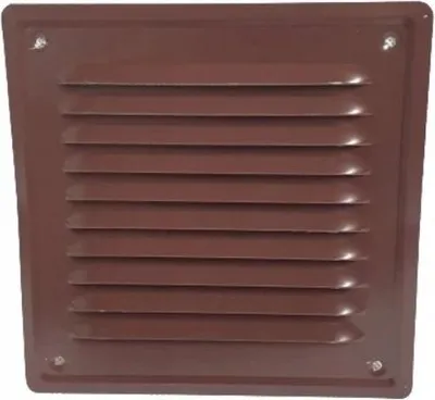 Produktbild von Metall-Winkelgitter mit Maschenweite 14 x 14 cm, Braun - RX 02-717BR