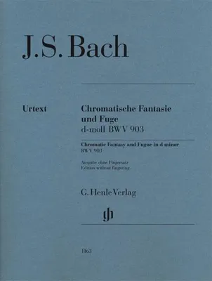Produktbild von Chromatische Fantasie und Fuge d-MollBWV903 für Klavier (ohne Fingersatz)
