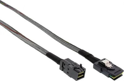 Obrázek produktu pro InLine 27628B, 1 m, SFF-8087, SFF-8087, Samec/samec, Černá, 59 g
