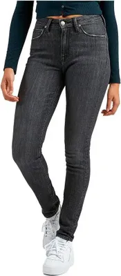 Produktbild von Lee Scarlett Hochbundhosen Grau 26 / 33 Damen Grau 26
