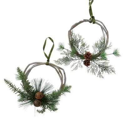Produktbild von Boltze Wohnkranz mit Tannenzweig h35cm