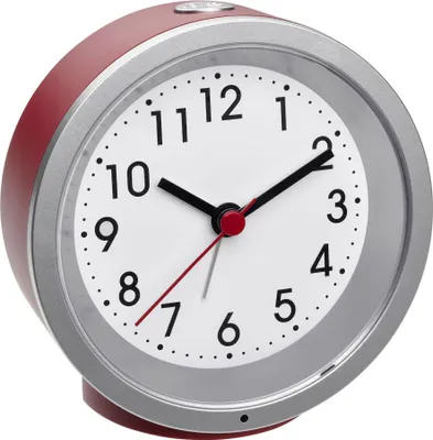 Produktbild von TFA Dostmann 60.1034.05 Quarz Wecker Rot Alarmzeiten 1 (60.1034.05)