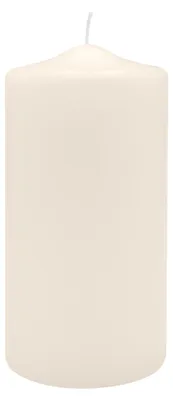 Produktbild von Spitzkopf Stumpen Kerzen Elfenbein 20 x Ø 10 cm, 6 Stück