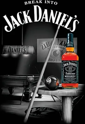 Produktbild von Jack Daniel's Poster Pool  61 x 91,5 cm