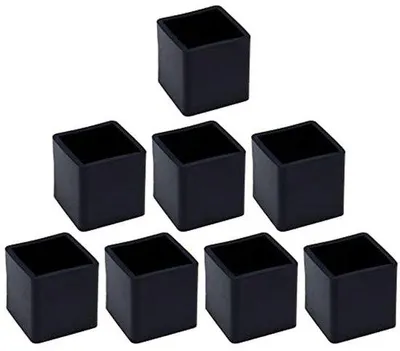 Produktbild von Famanu Stuhlbeinschoner für quadratische Stuhlfüße - Gummi 2x2 cm