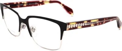 Produktbild von Alexander McQueen RX Eyeglasses New Matte Black Havana AMQ 4257 8SM 53 17 140