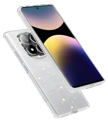 Produktbild von Techsuit SparkleSkin Hülle für Xiaomi Redmi Note 14 Pro 4G / Poco F7 – transparent