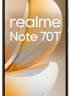 Produktbild von realme Note 70T, 17,1 cm (6.74"), 4 GB, 64 GB, 50 MP, Android 15, Gold