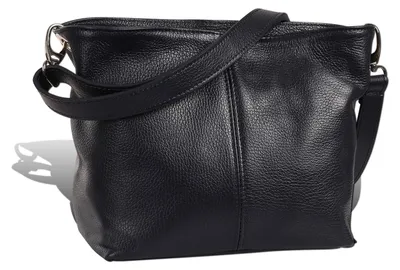 Immagine prodotto di Borsa a tracolla da donna Toscanto in pelle, blu scuro, D2OTT829SB