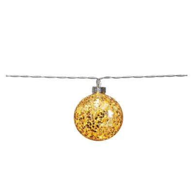 Zdjęcie produktu dla Star Trading 729-18, Lekki łańcuch do dekoracji, Złoto, 18 h, 10 szt., LED, 0,6 W