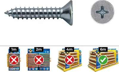 Image de Vis Autoforeuse Tête Fraisée Fixation Autoforeuse Polyvalente - Celo