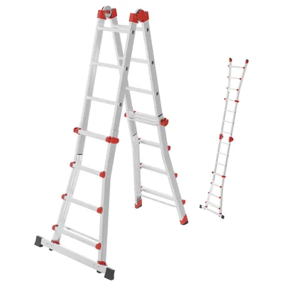 Immagine prodotto di Scala telescopica multifunzionale Hailo M80 4x4 pioli