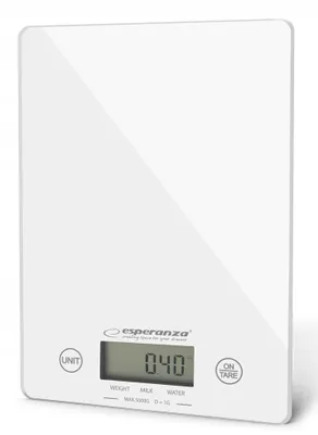 Produktbild von Digitale Küchenwaage Esperanza Lemon LCD, 5000G/1G, Präzise, Weiß 6JEJ7Q+