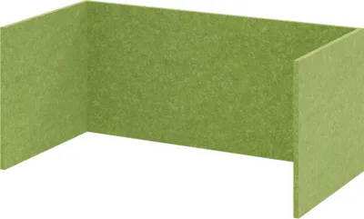 Produktbild von HAMMERBACHER FlexWall Akustikrückwand grün 74,8 x 37,3 x 32,8 cm