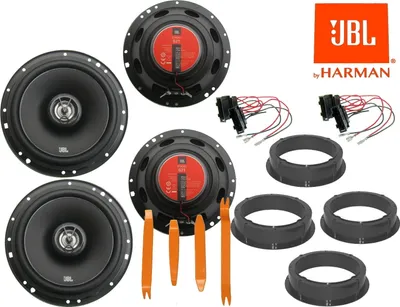 Produktbild von JBL für VW Touran 2003 - 2022 Set Lautsprecher Vorne Hinten + Ausbau Werkzeug