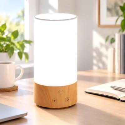 Produktbild von Lichttherapielampe 10000 Lux, 3 Farbtemperaturen, Touch-Dimmer 10-100%, flimmerfrei, für Homeoffice & Nachttisch