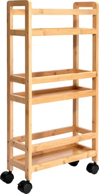 Immagine prodotto di INAKI Libreria a 3 piani in bambù naturale