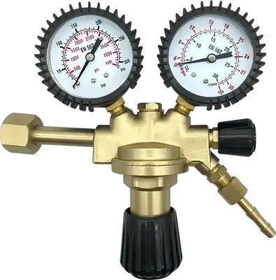 Produktbild von VECTOR WELDING Druckminderer Schutzgas Argon CO²  W 21,8 x 1/14" Schweißzubehör