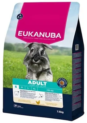 Productafbeelding van Eukanuba Adult Small Breed Chicken 7,5KG