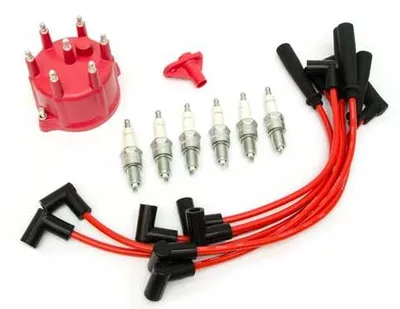 Produktbild von Jeep Wrangler YJ 94-95 Inspektionkit 4.0-L. Zündkabel Zündkerzen Verteilerrotor