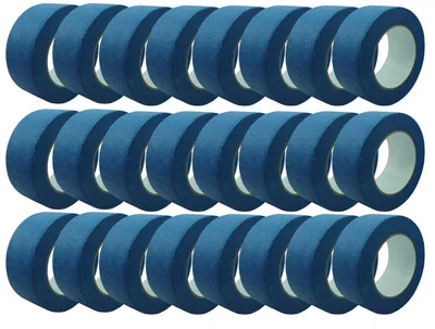 Produktbild von 1 Karton (24 Rollen) Pro Mask blau Feinkreppband 50mm x 50m