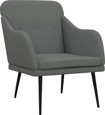 Produktbild von vidaXL Sessel Dunkelgrau 63x76x80 cm Stoff