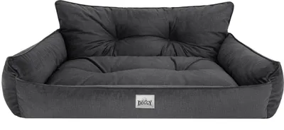 Produktbild von Hundebett Haustierbett Hundeliege Gesteppt Hundekissen Bett Sofa Hundematratze Tierbett Hundesofa Matratze - Joker Gesteppt - 82 x 63 cm [Größe: XL] - Graphit Fancy
